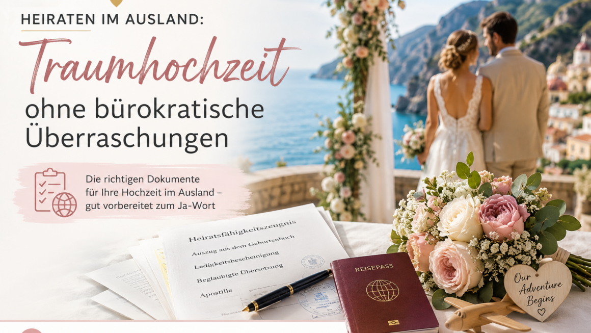 Heiraten im Ausland – jede Traumdestination hat ihre eigenen Regeln